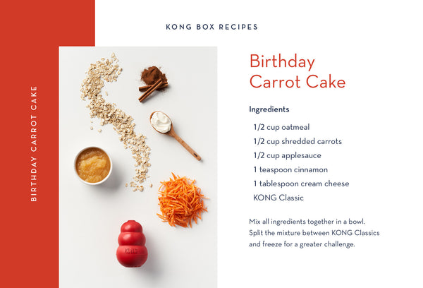 Birthday Carrot Cake for Your Dog