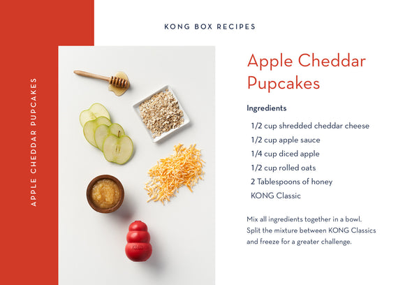 Apple Cheddar Pupcakes for Your Dog